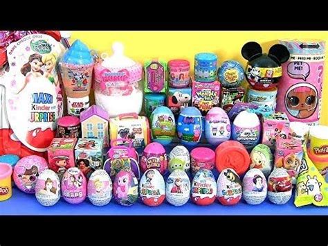 55 SURPRISE EGGS Huge Toys Collection with Mashems Fashems LOL dolls ...