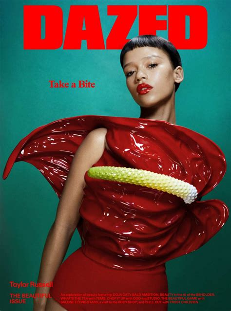 TAYLOR RUSSELL in Dazed Magazine, Winter 2022 – HawtCelebs