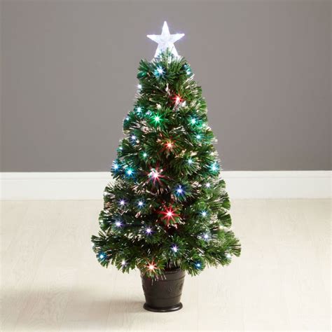 3ft Robert Dyas Westbury Fibre Optic Christmas Tree | Fiber optic ...