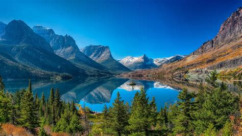 Saint Mary Lake, Glacier National Park - backiee