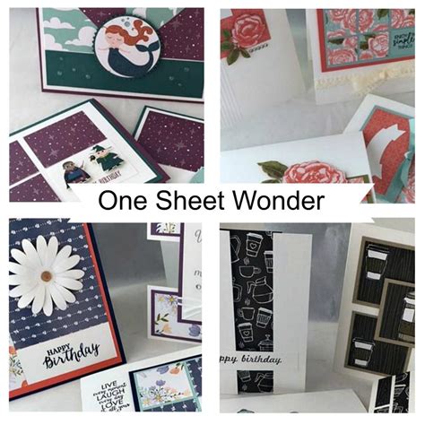 One Sheet Wonder 6x6 Card Class — KarenTitus.com