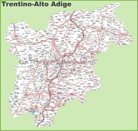 Trentino-Alto Adige Maps | Italy | Maps of Trentino-Alto Adige (Südtirol)