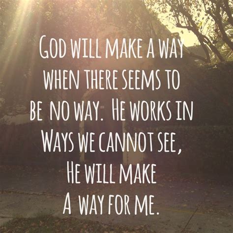 God will make a way #lyrics #quote | I luv dem Quotes! | Pinterest ...