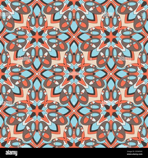 Arabic Floral Seamless Pattern. Traditional Arabic Islamic Background. Mosque decoration element ...