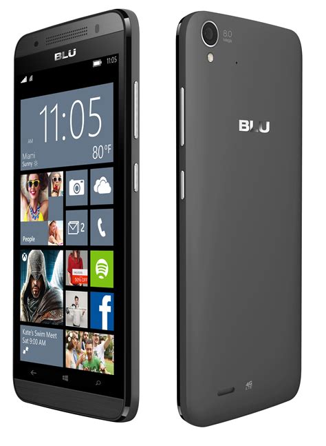 New BLU WIN HD LTE 5.0 X150Q Unlocked GSM 4G LTE Dual-SIM Windows Phone ...