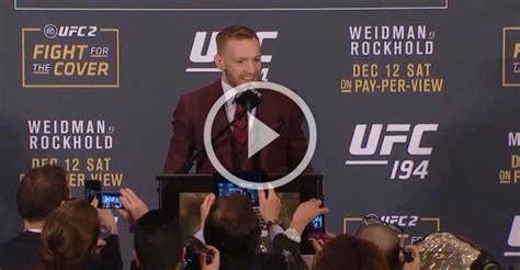 Conor McGregor Post Fight Press Conference Highlights: UFC 194 | BJPenn.com