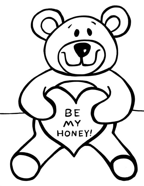 Free Printable Teddy Bear Coloring Pages For Kids