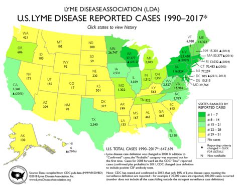 Lyme Disease Map Usa - Pregnant Center Informations