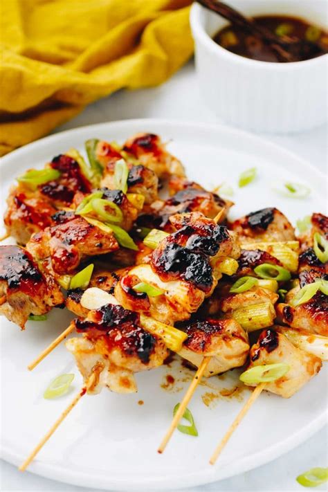 Paleo Chicken Yakitori Skewers (Whole30) | I Heart Umami®