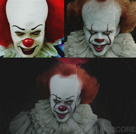 I mixed together the faces of 1990 Pennywise and 2017 Pennywise : r/stephenking