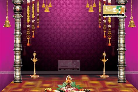 vinayaka chavithi stage backdrop idea template | naveengfx