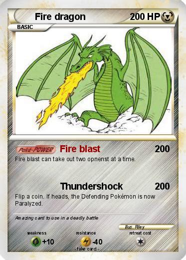 Pokémon Fire dragon 616 616 - Fire blast - My Pokemon Card