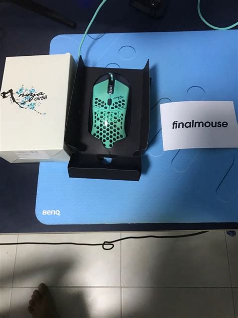 Finalmouse ninja air58 cherry blossom blue, Computers & Tech, Parts & Accessories, Mouse ...