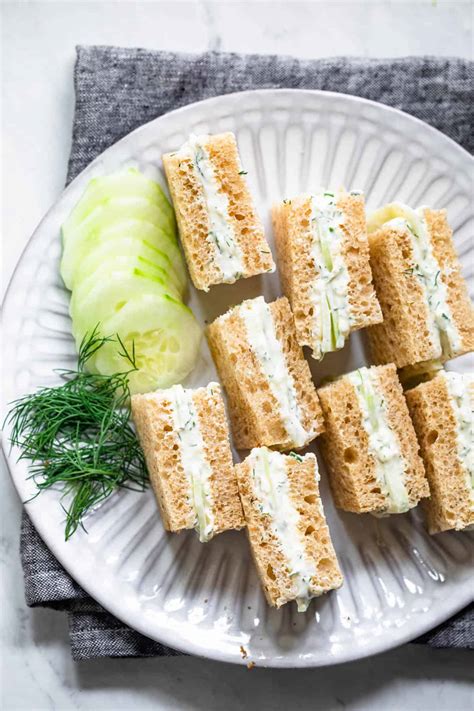 Cucumber Sandwiches | FeelGoodFoodie