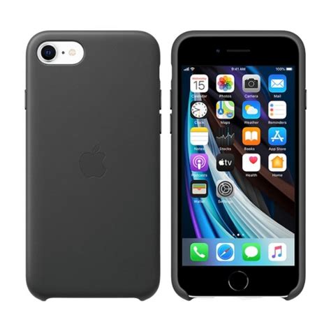 Apple iPhone SE Leather Case - Black Price in Kuwait - Xcite