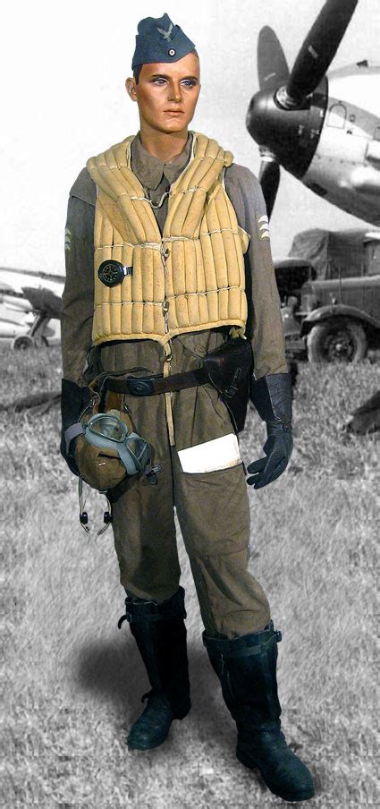 Luftwaffe 1940 Flight Suit Uniform to a Feldwebel