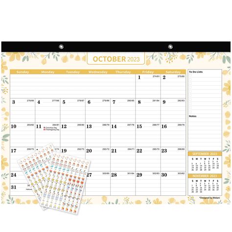 Buy 2023-2024 Large Desk Calendar 2023 (January 2023-June 2024), Big Monthly Wall Calendar with ...