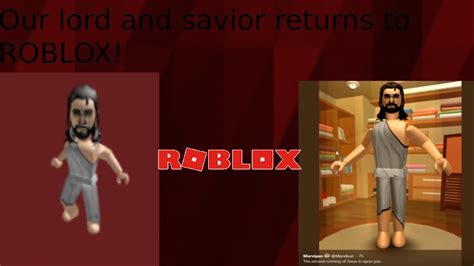 How to be Jesus Christ in roblox! Reupload - YouTube