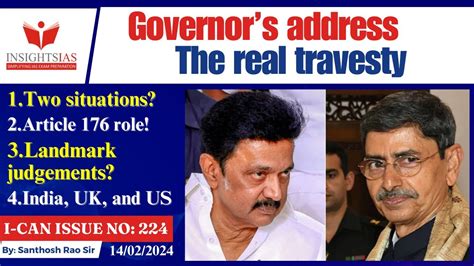 Tamil Nadu governor's 'address' issue||Governor speech explained by ...