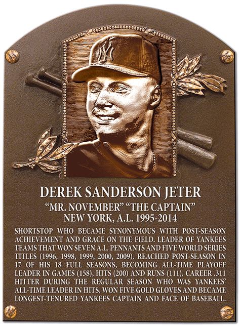 Get lost in the bronze eyes on Derek Jeter’s future Hall of Fame plaque | For The Win