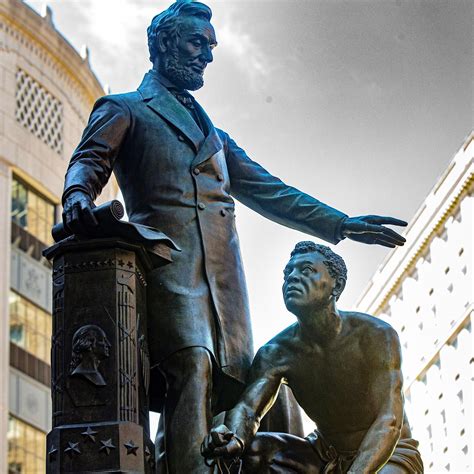 Boston To Remove Statue Depicting Abraham Lincoln With Freed Black Man ...