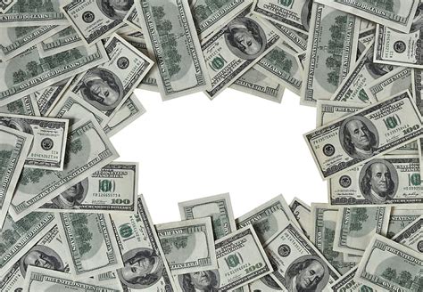 HD wallpaper: Dollars, Frame, Money, white background, finance ...