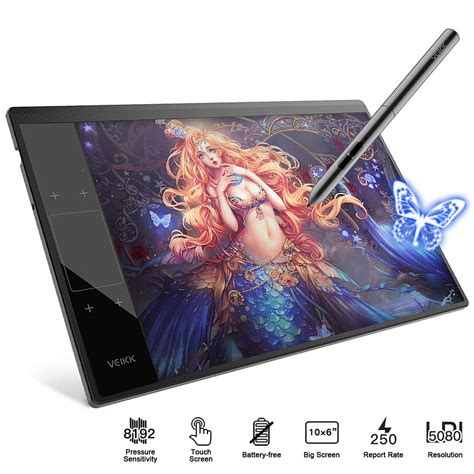 VEIKK A50/A30/S640 V2 ,Digital Graphic Tablet Drawing Tablet with 8192 ...