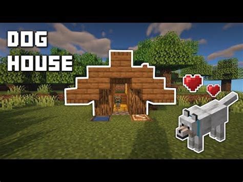 How To Make A Little Dog House In Minecraft - Dog House