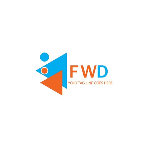 FWD letter logo creative design with vector graphic 7886960 Vector Art ...