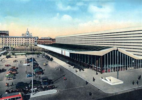 transpress nz: Roma Termini station, Italy, 1953