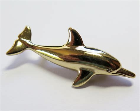 Wild Collection Australian Dolphin Brooch Enamel