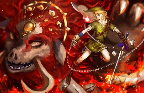 Link vs Ganon by Aikuwo.deviantart.com on @DeviantArt | Twilight princess, Legend of zelda ...