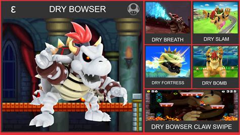 Dry Bowser Smash Bros Moveset by WilliamHeroofHyrule on DeviantArt