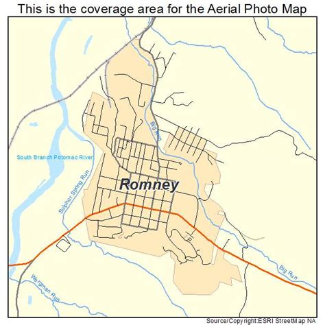 Aerial Photography Map of Romney, WV West Virginia