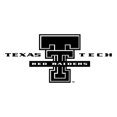 Texas Tech Red Raiders Logo Black and White (4) – Brands Logos