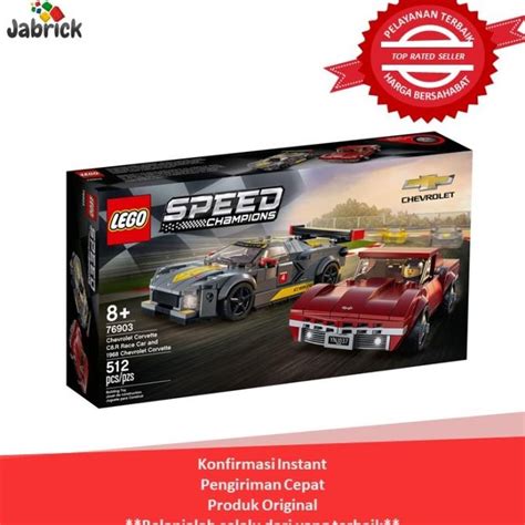 Jual Lego 76903 Chevrolet Corvette C8.R Race Car And 1968Chevrolet Corvette | Shopee Indonesia