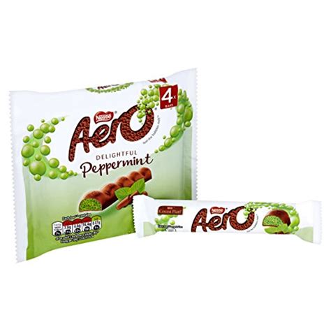 Aero Mint Chocolate Bar, 4 X 27g | HalalCandyUK