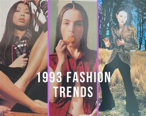 1993 Fashion: Grunge-glam, Rainbow Stripes & Laid Back Looks - 90s Fashion World