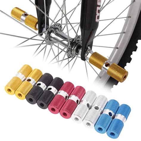 DUUTI New 2pcs Bicycle Foot Pegs 1 Pair Aluminum Alloy Pegs Bike Cycling Bicycle Rear Stunt Foot ...