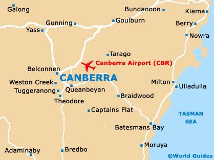 Map of Canberra Airport (CBR): Orientation and Maps for CBR Canberra ...