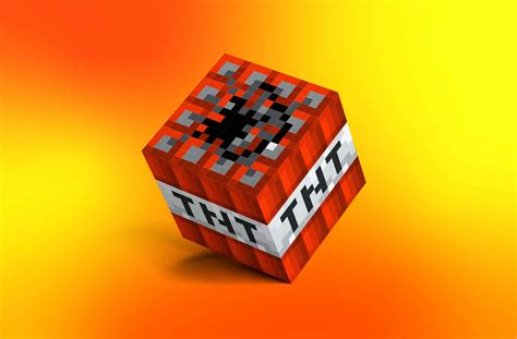 Minecraft Tnt Explosion Wallpaper