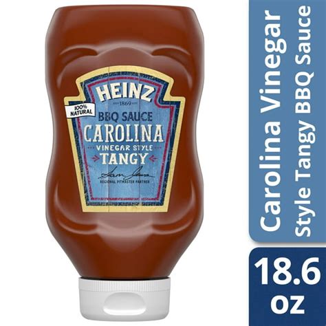 Heinz Carolina Vinegar Style BBQ Sauce, 18.6 oz Bottle - Walmart.com - Walmart.com