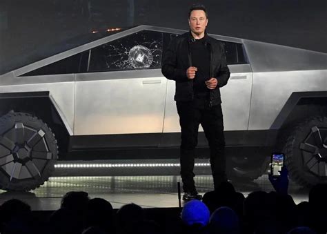 Tesla Cybertruck Bulletproof Glass Window Broken by a Metal Ball in The Launch Event | The ...