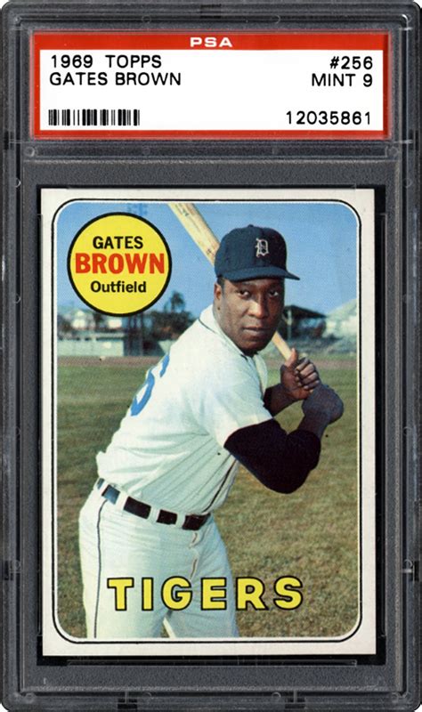 1969 Topps Gates Brown | PSA CardFacts™