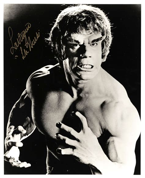 Hake's - THE INCREDIBLE HULK - LOU FERRIGNO SIGNED PHOTO.