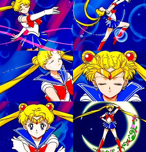 "Moon Crystal Power! Make-up!" Sailor Moon | via Tumblr | Sailor moon, Sailor moon r, Sailor ...