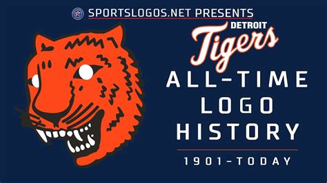 Detroit Tigers Logo History: 1901-2021 - YouTube