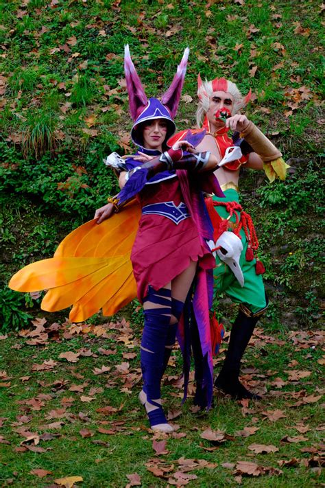 Xayah and Rakan Cosplay by NoxBladeCosplay on DeviantArt