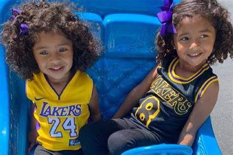 Vanessa Bryant's Daughters Bianka and Capri Wear Lakers Jerseys