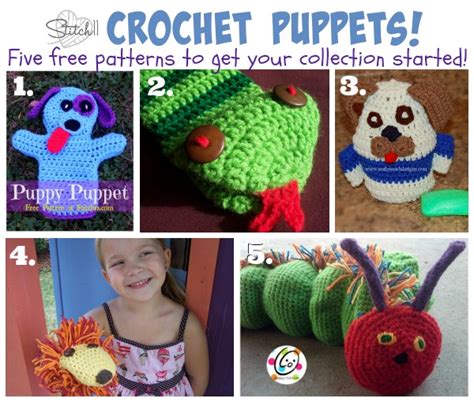 Five Free Puppet Crochet Patterns - Stitch11